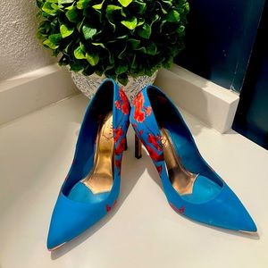 Ted Baker Florar Print 38.5 8.5 pumps